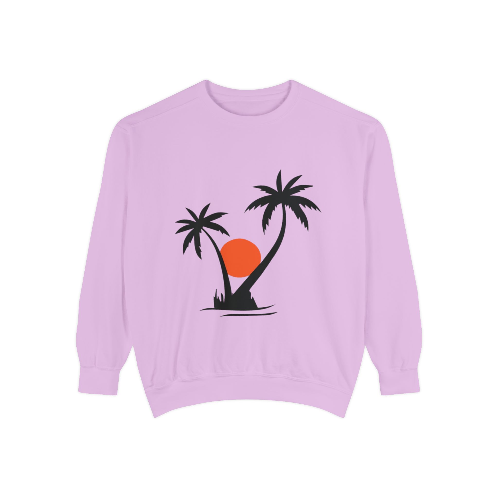 Tropical Palm Tree Sunset Sweatshirt - Image 81