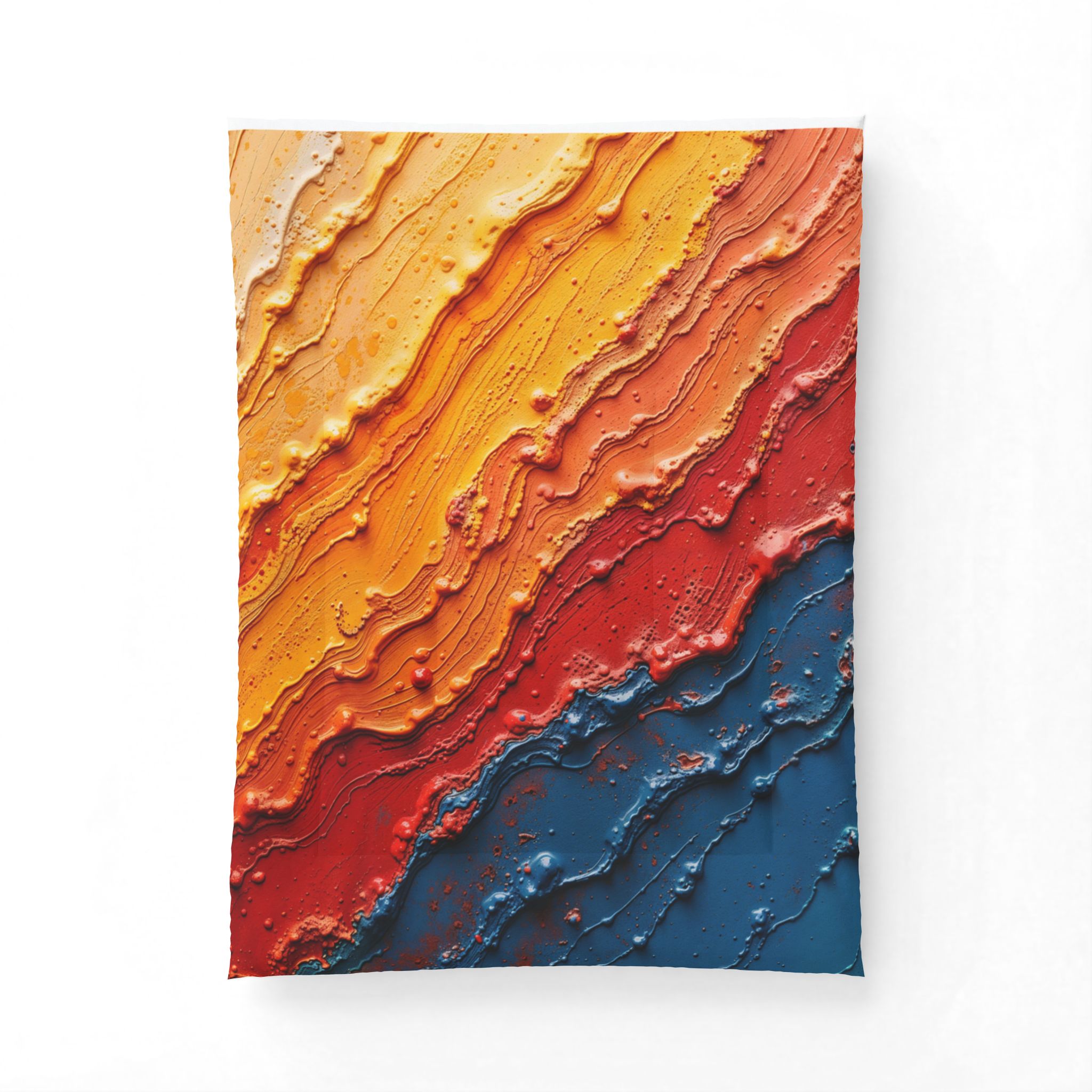 Abstract Agate Waves Cotton Comforter - Image 7