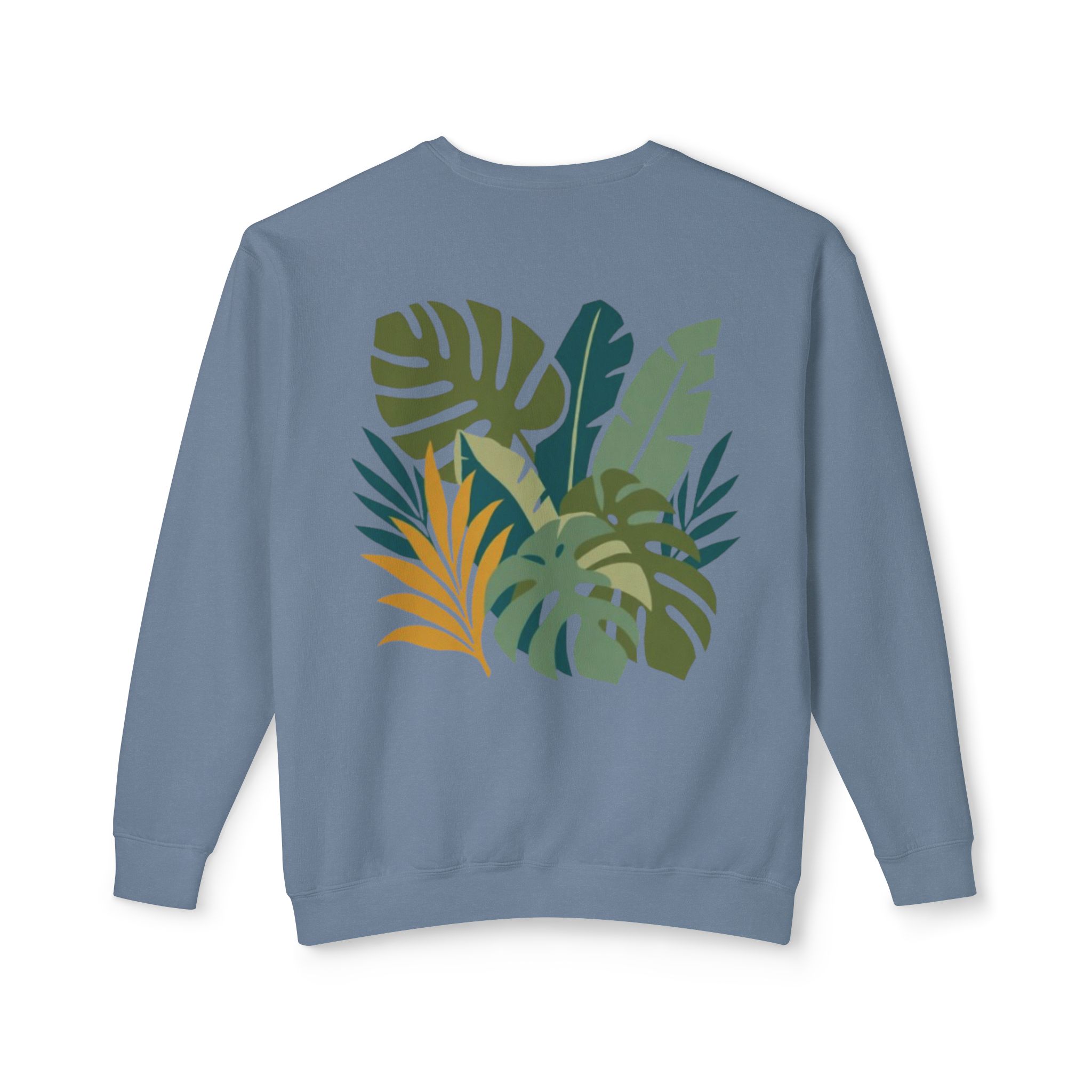 Tropical Leaf Botanical Print Sweatshirt - Image 42