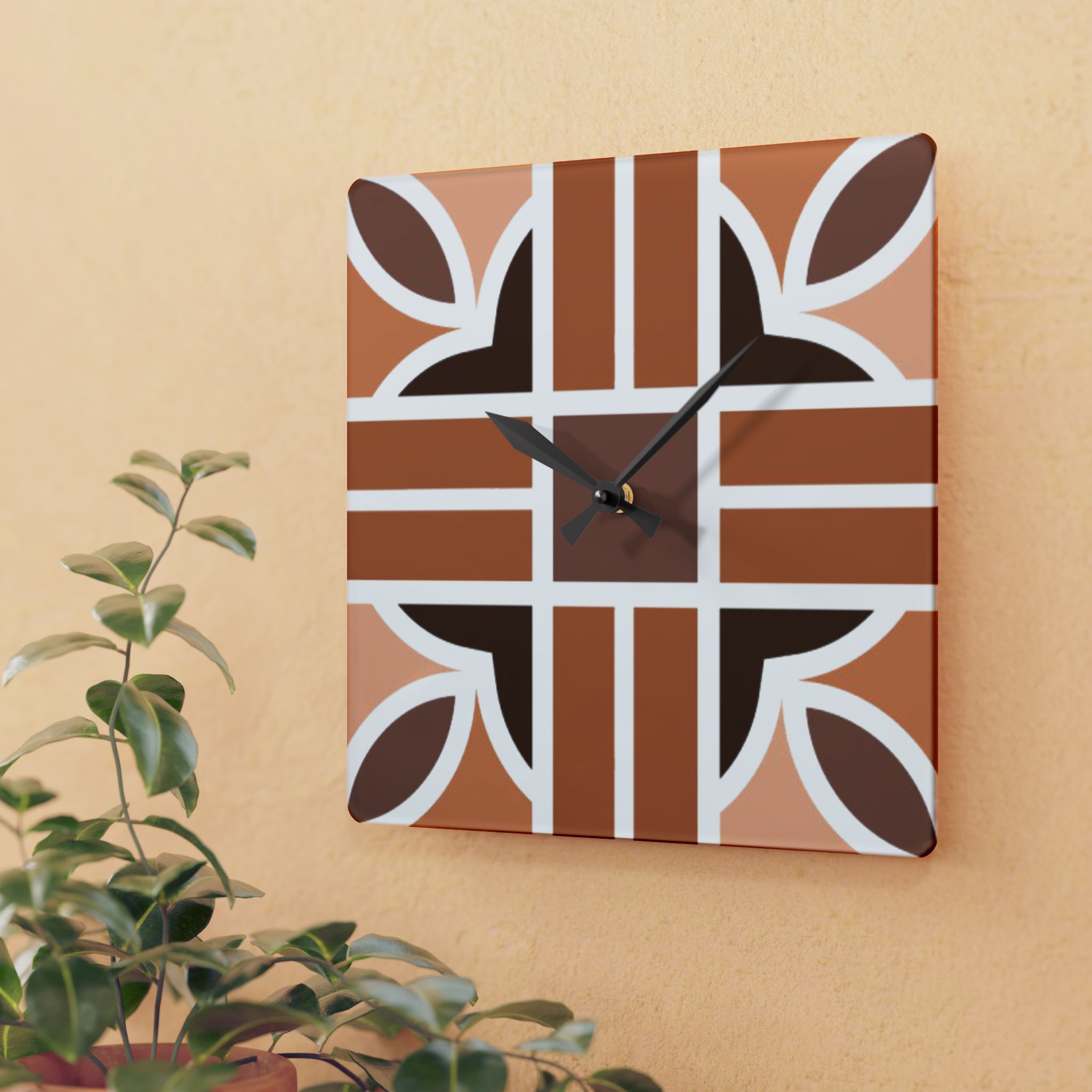 British Flag-Inspired Acrylic Wall Clock - Image 7