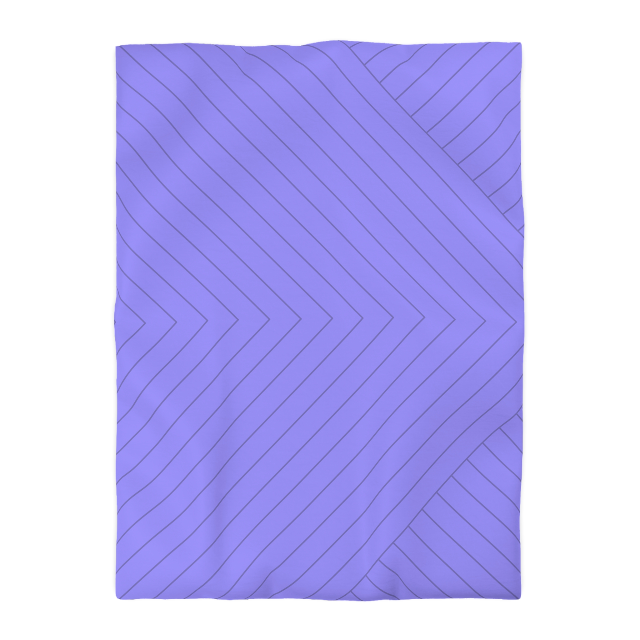 Lavender Geometric Duvet Cover — Modern Chevron Striped Microfiber - Image 22