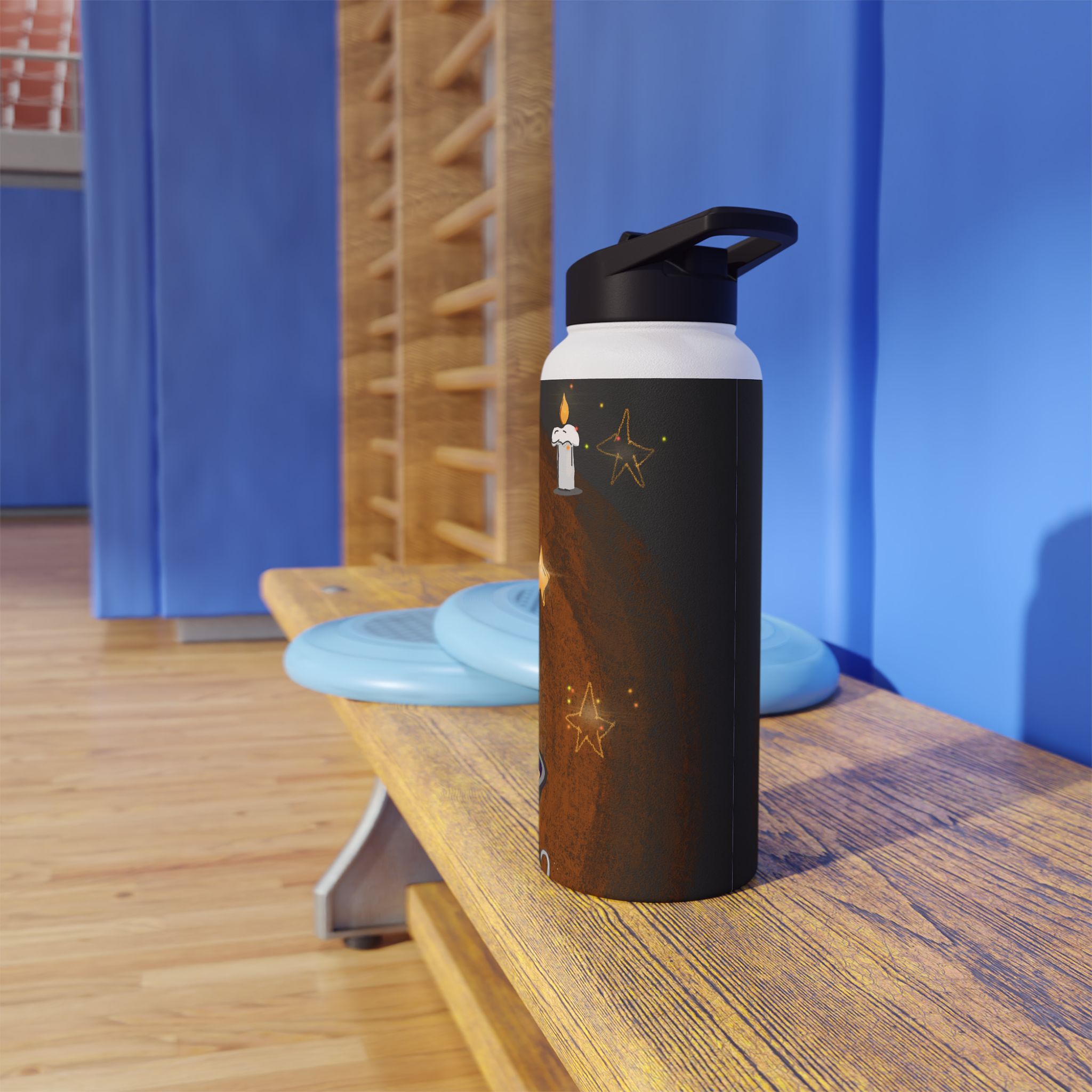 Witch Cat Brewing Potion water bottle | Stainless Steel Bottle - Image 14