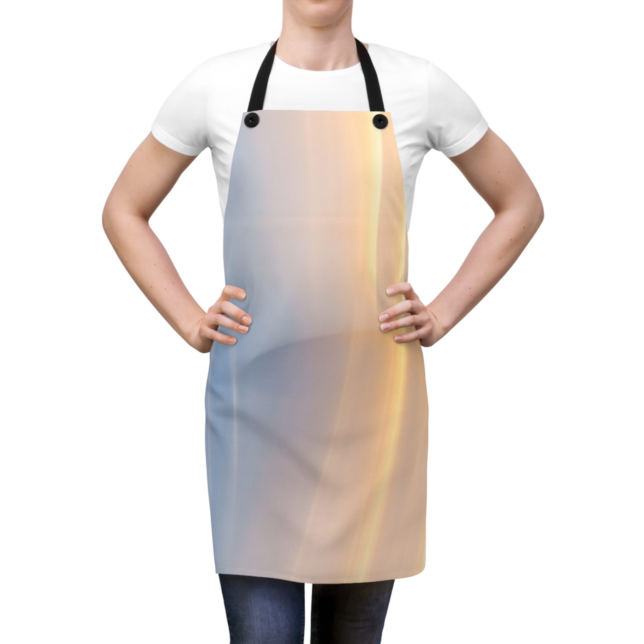 Sunset Gradient Apron | Soft Warm Light Kitchen Cooking Apron