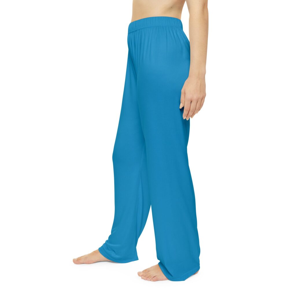 Cozy Blue Women's Pajama Pants — Lightweight Lounge Sleepwear