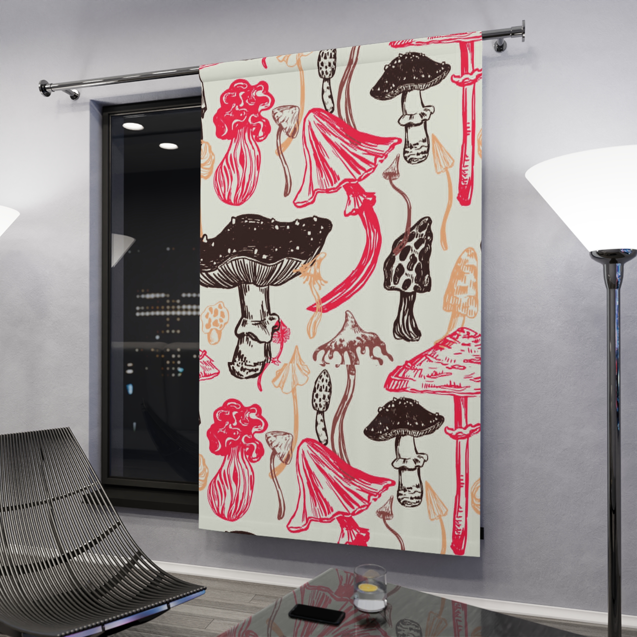 Mushroom Fairy Window Curtain - Image 4