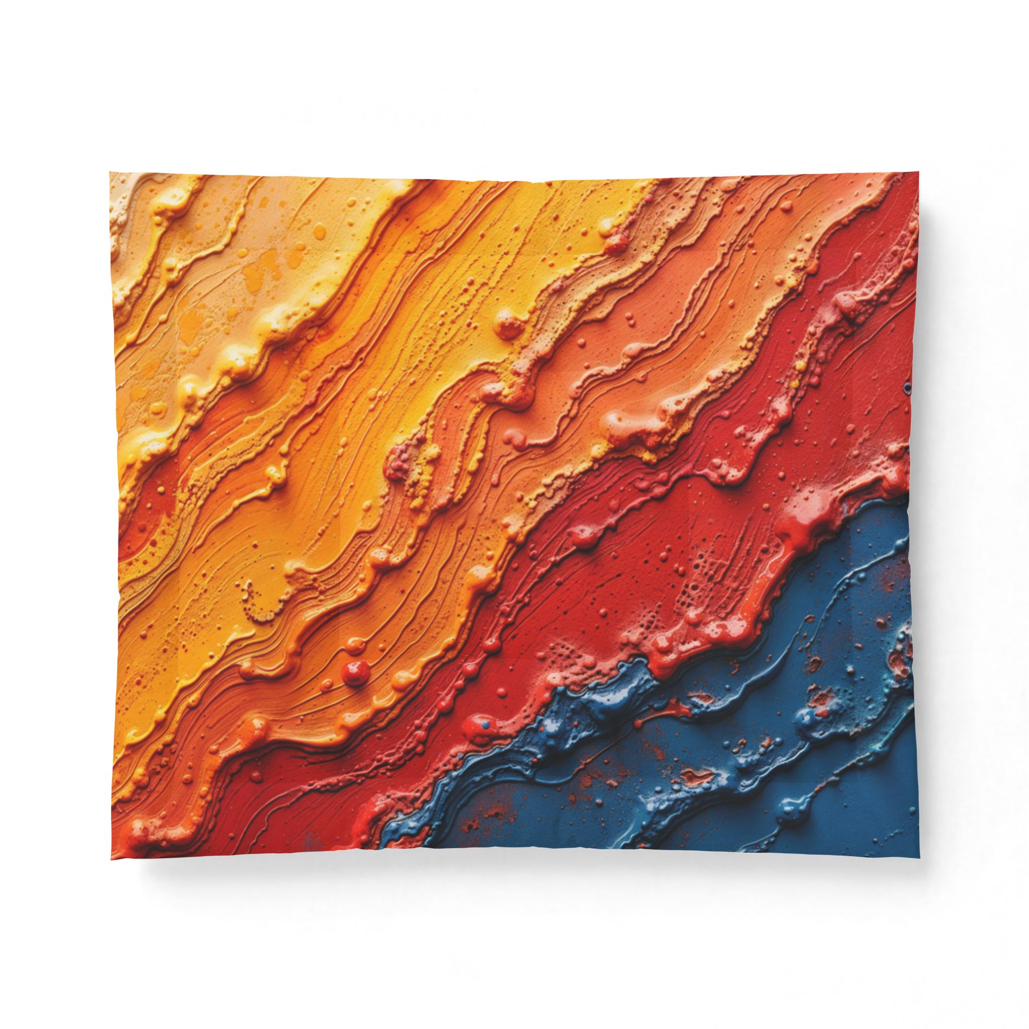Abstract Agate Waves Cotton Comforter - Image 3