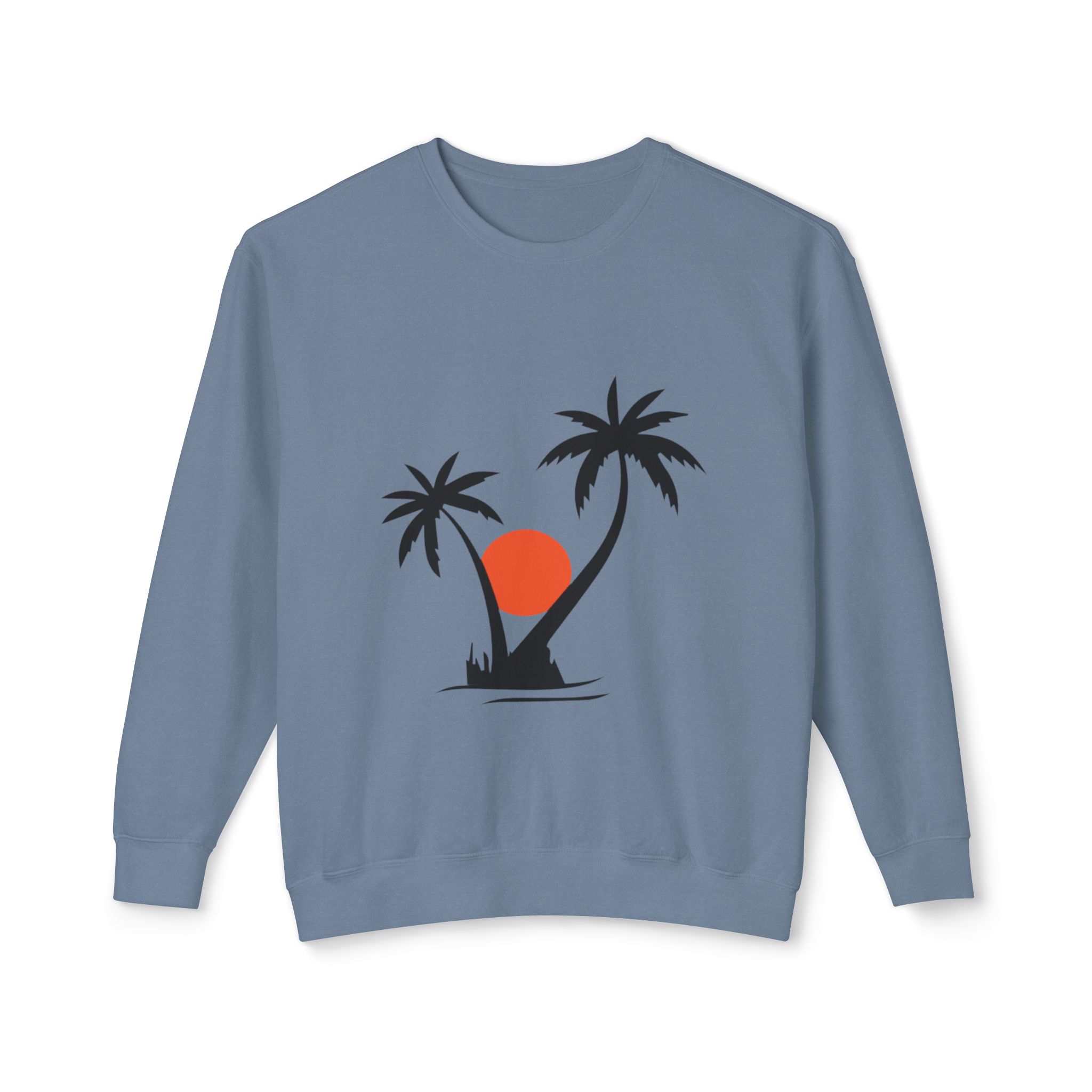Tropical Sunset Palm Tree Sweatshirt - Image 51