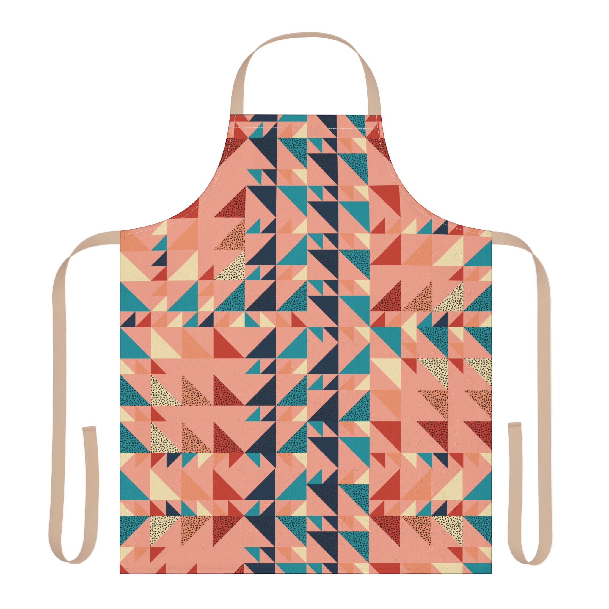 Geometric Tribal Pattern Apron — Colorful Southwestern Kitchen Apron - Image 5