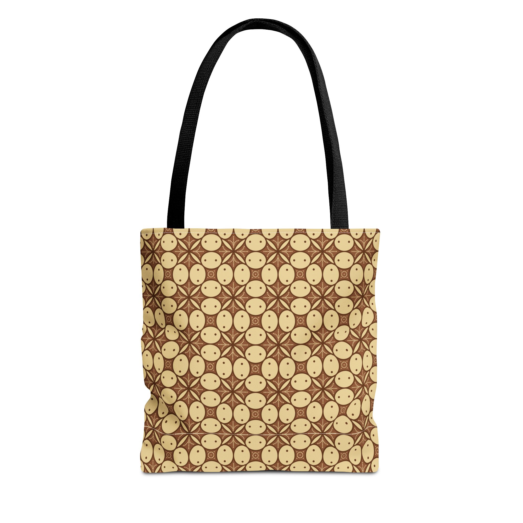 Retro Smiley Face Pattern Tote Bag - Image 2