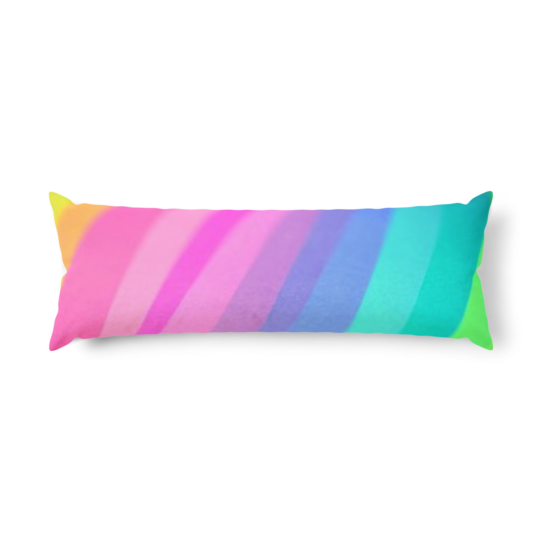 Pastel Rainbow Gradient Body Pillow - Image 2