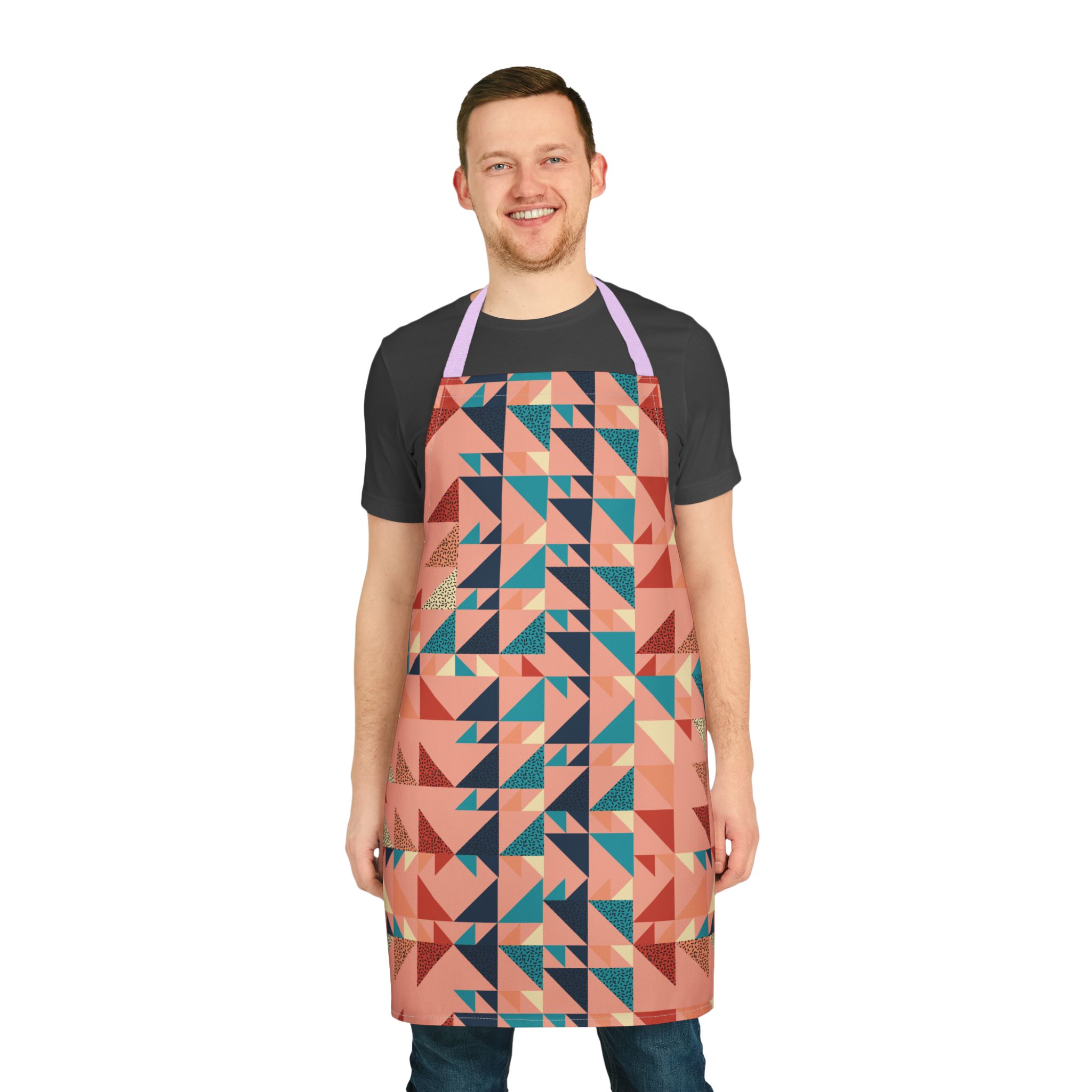 Geometric Tribal Pattern Apron — Colorful Southwestern Kitchen Apron - Image 18