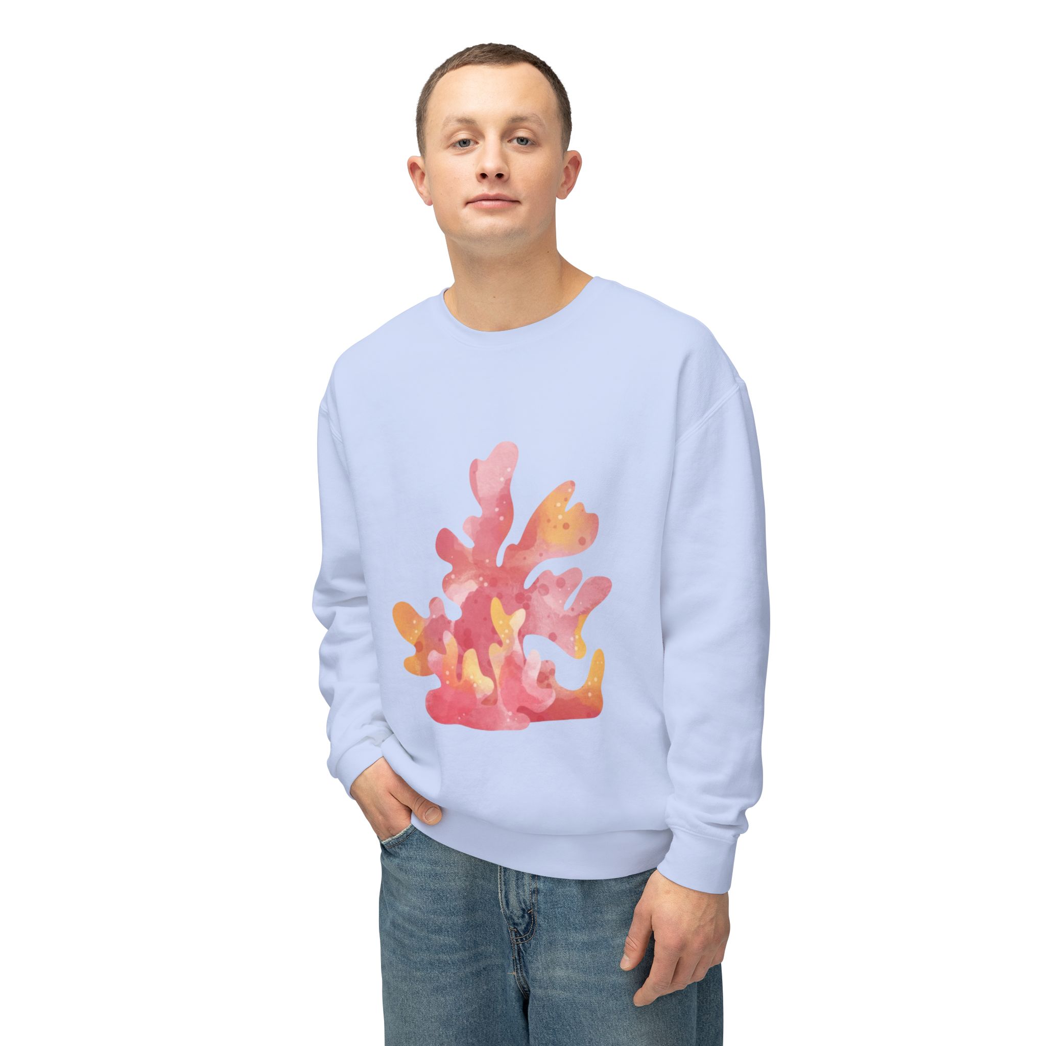 Colorful Abstract Floral Art Sweatshirt - Image 50