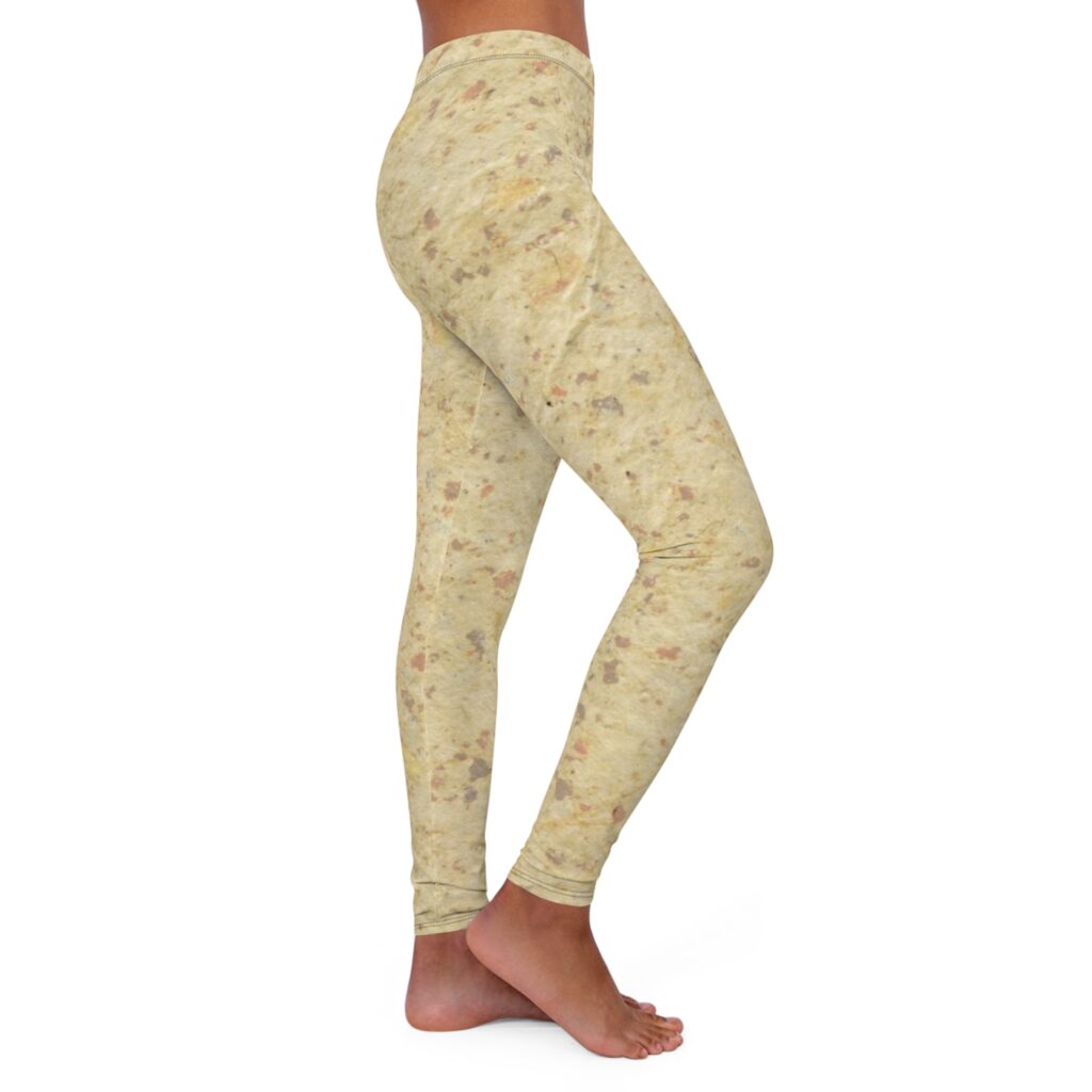 Vintage Floral Marble Print Leggings