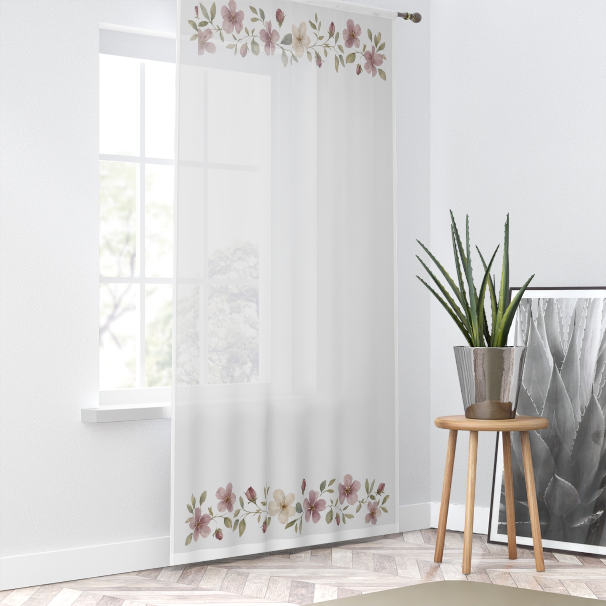 Boho Mandala Window Curtain - Image 3