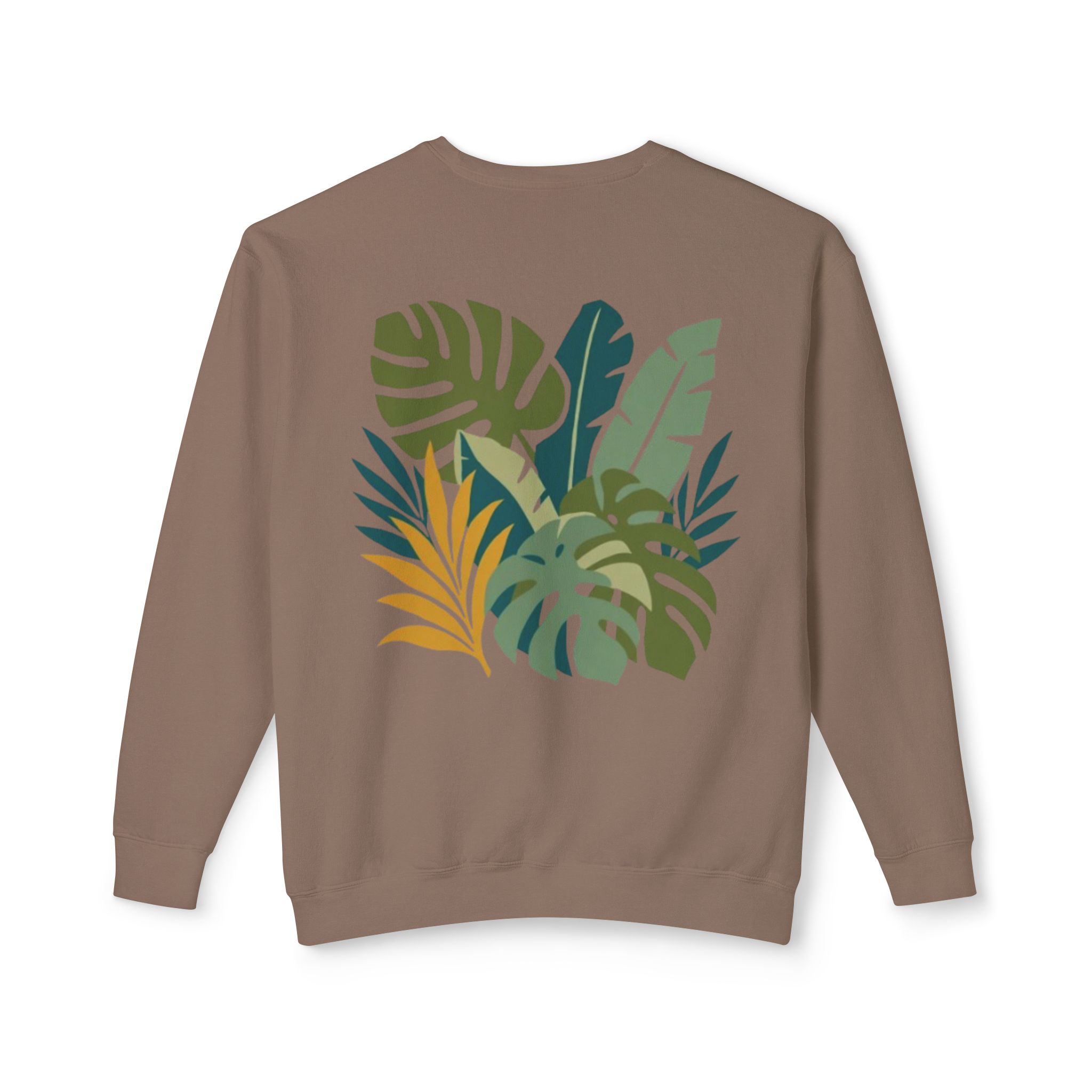 Tropical Leaf Botanical Print Sweatshirt - Image 18
