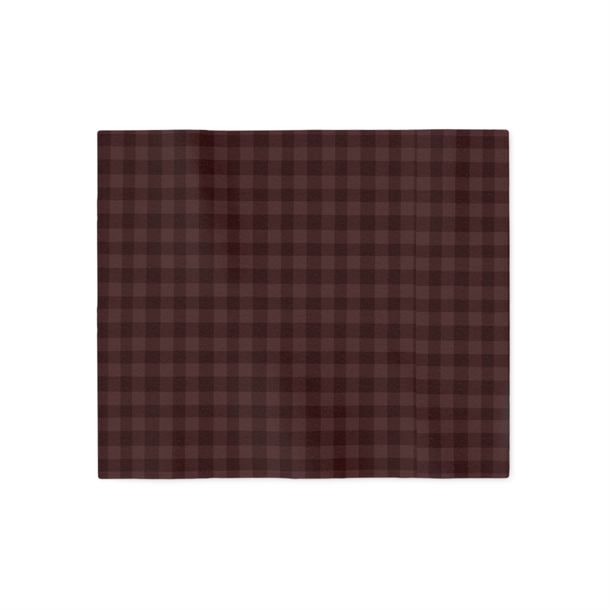 Burgundy Buffalo Plaid Cozy Sweatshirt Blanket - Image 2