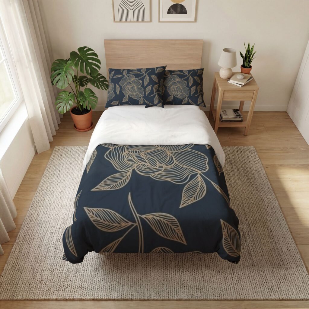 Botanical Floral Quilt Cover Set