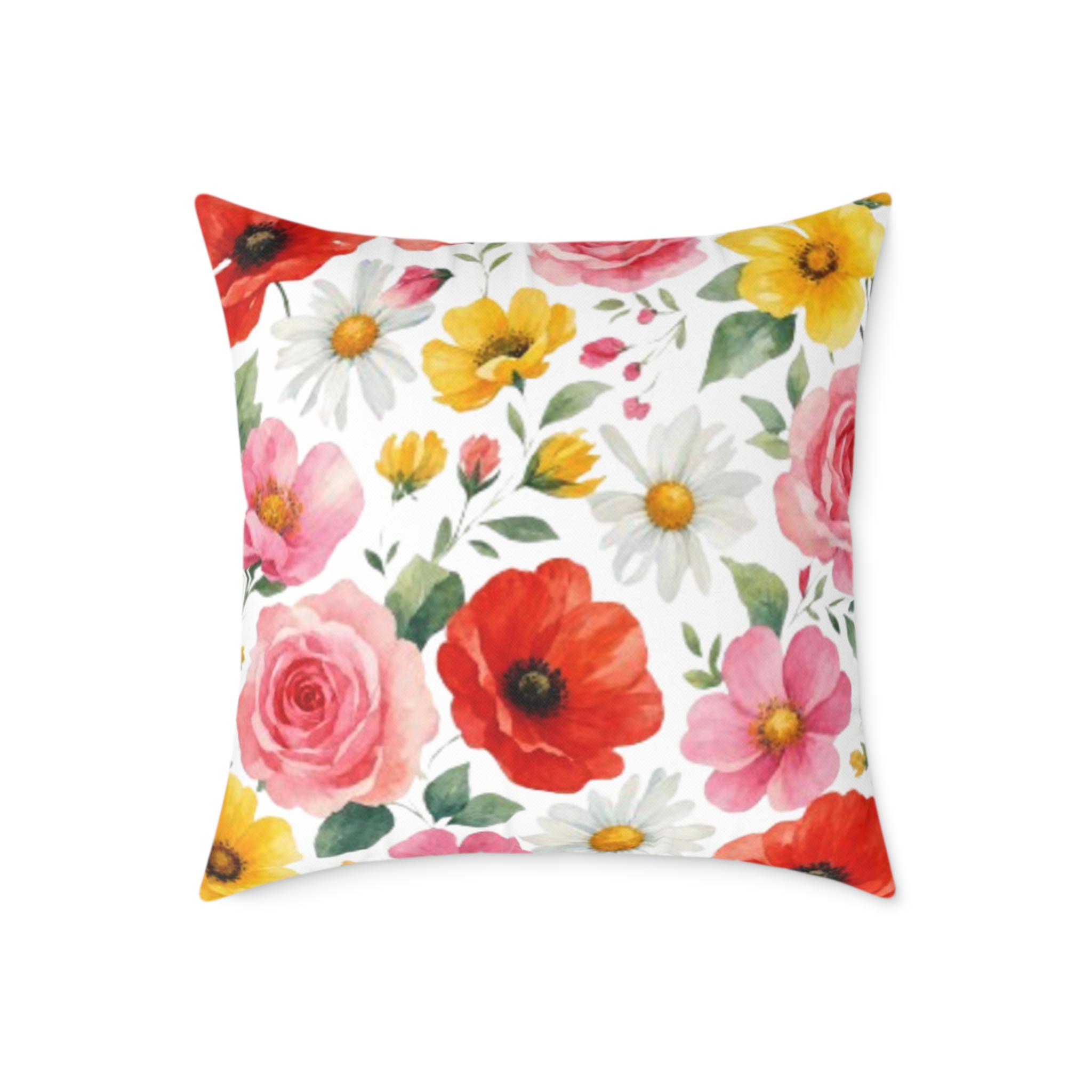 Floral Garden Square Pillow - Image 17