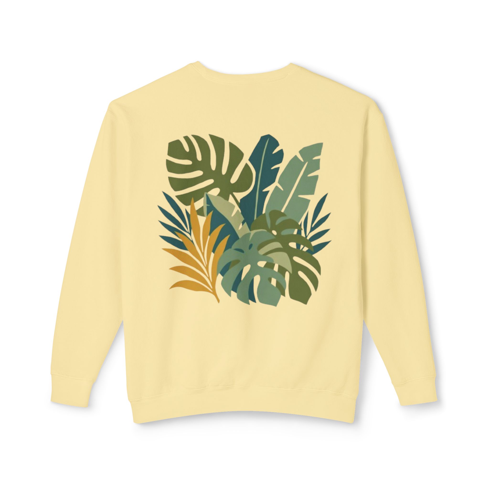 Tropical Leaf Botanical Print Sweatshirt - Image 22