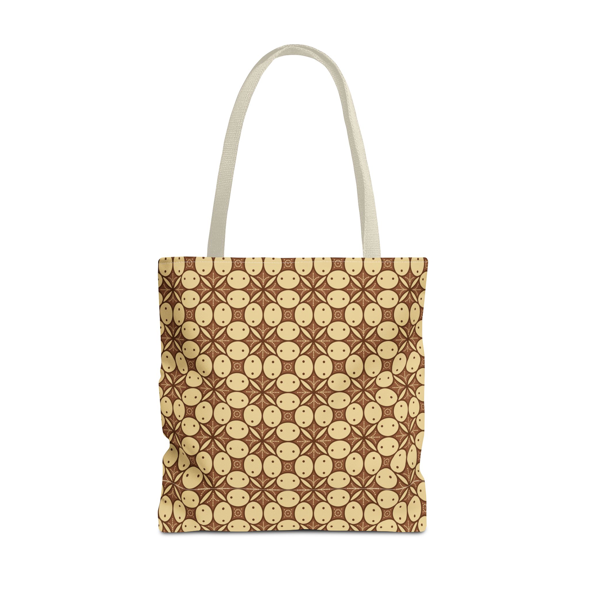 Retro Smiley Face Pattern Tote Bag - Image 56