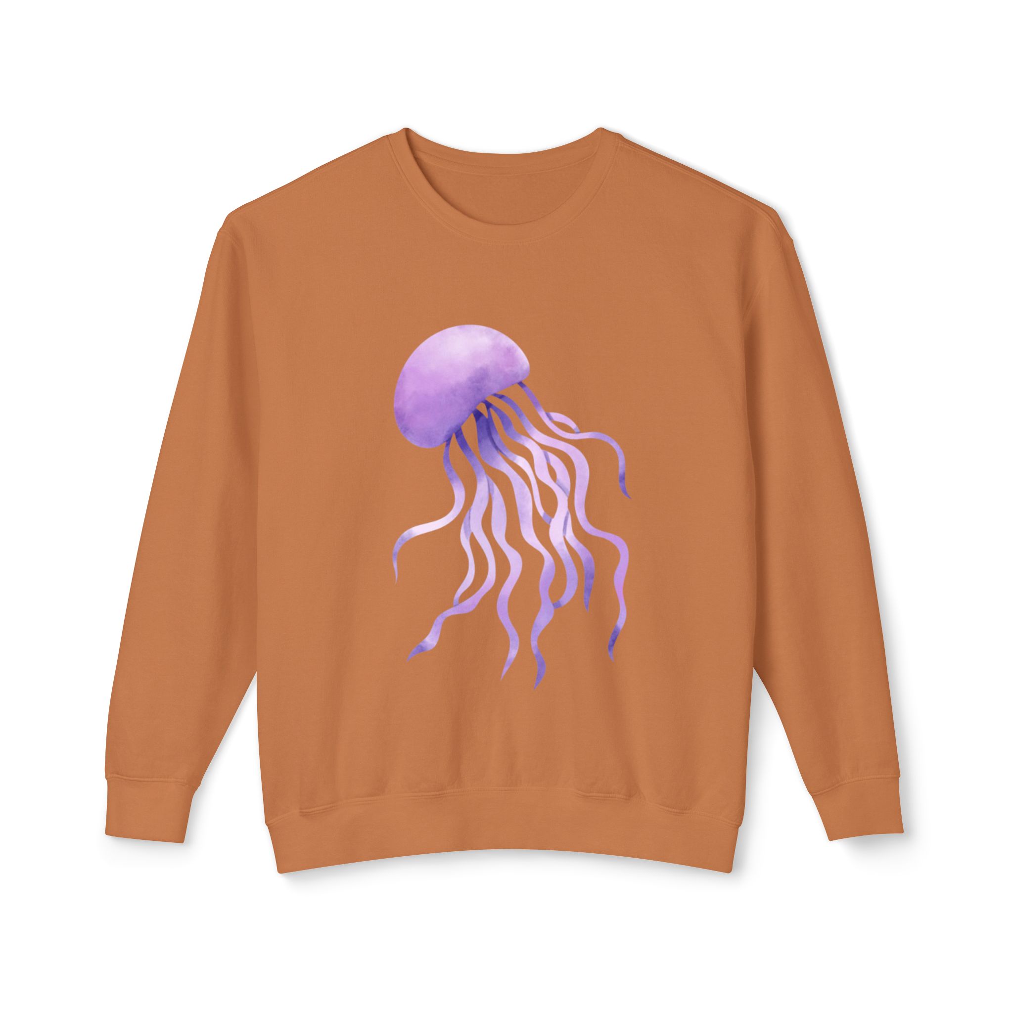 Purple Jellyfish Ocean-Inspired Sweatshirt - Image 13