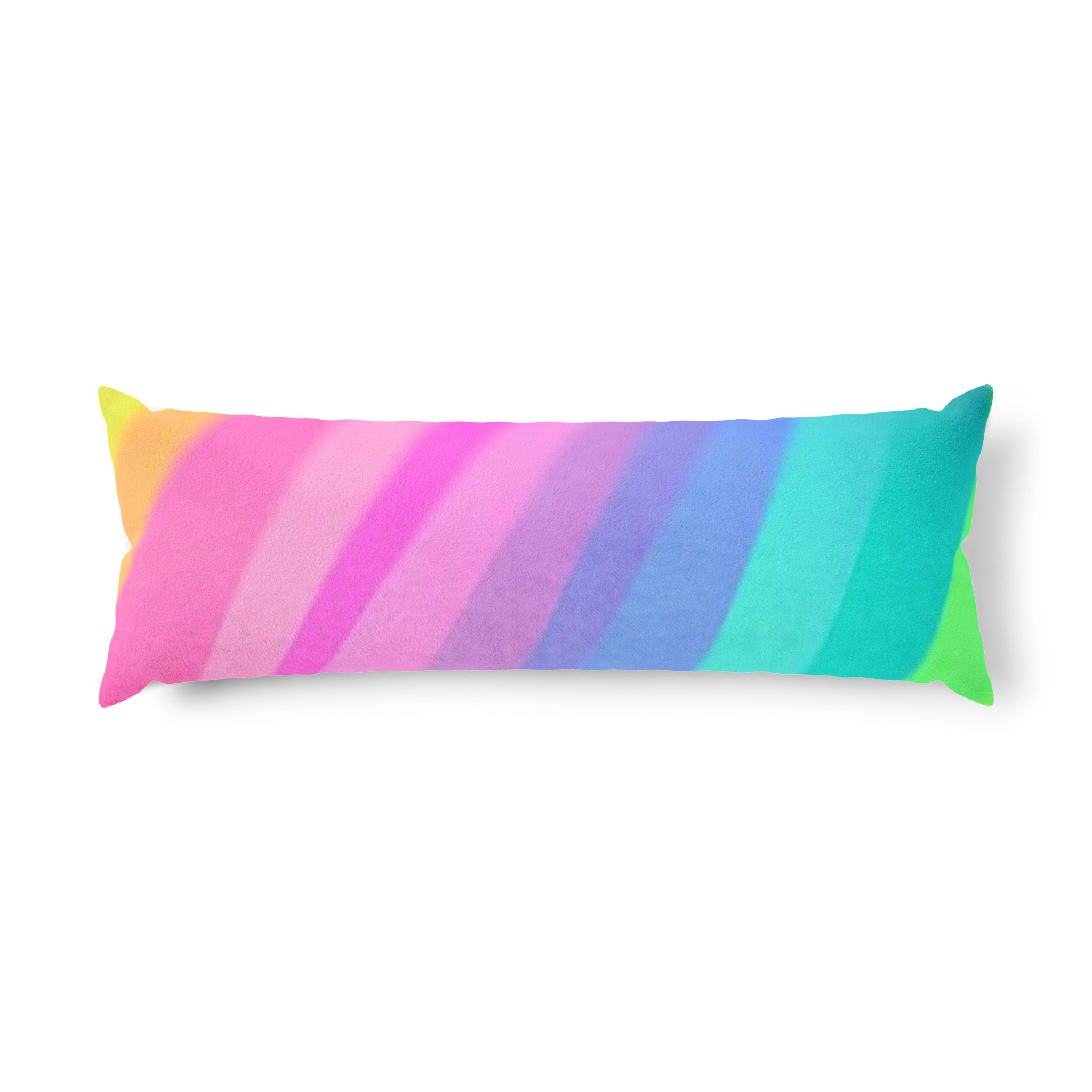 Pastel Rainbow Gradient Body Pillow - Image 4