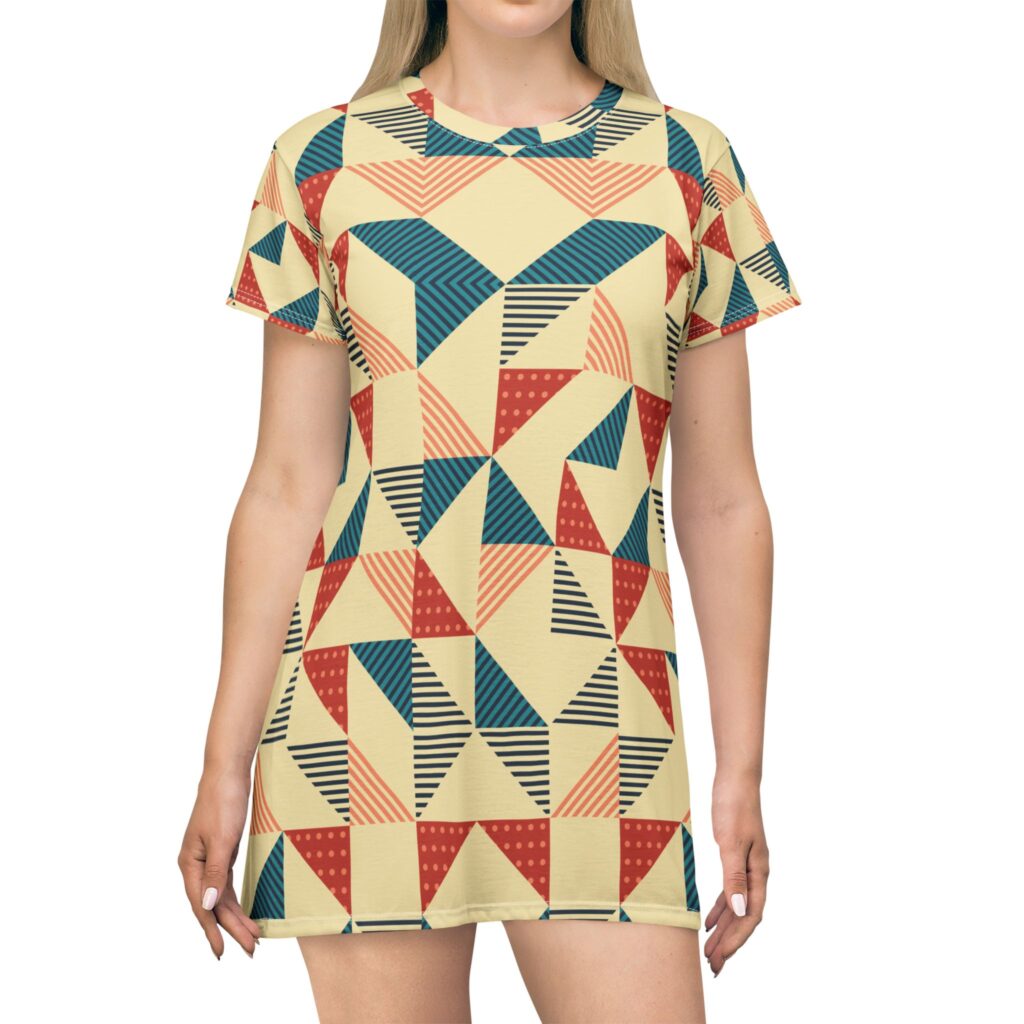 Zebra Fur Print T-Shirt Dress | Black White Animal Pattern