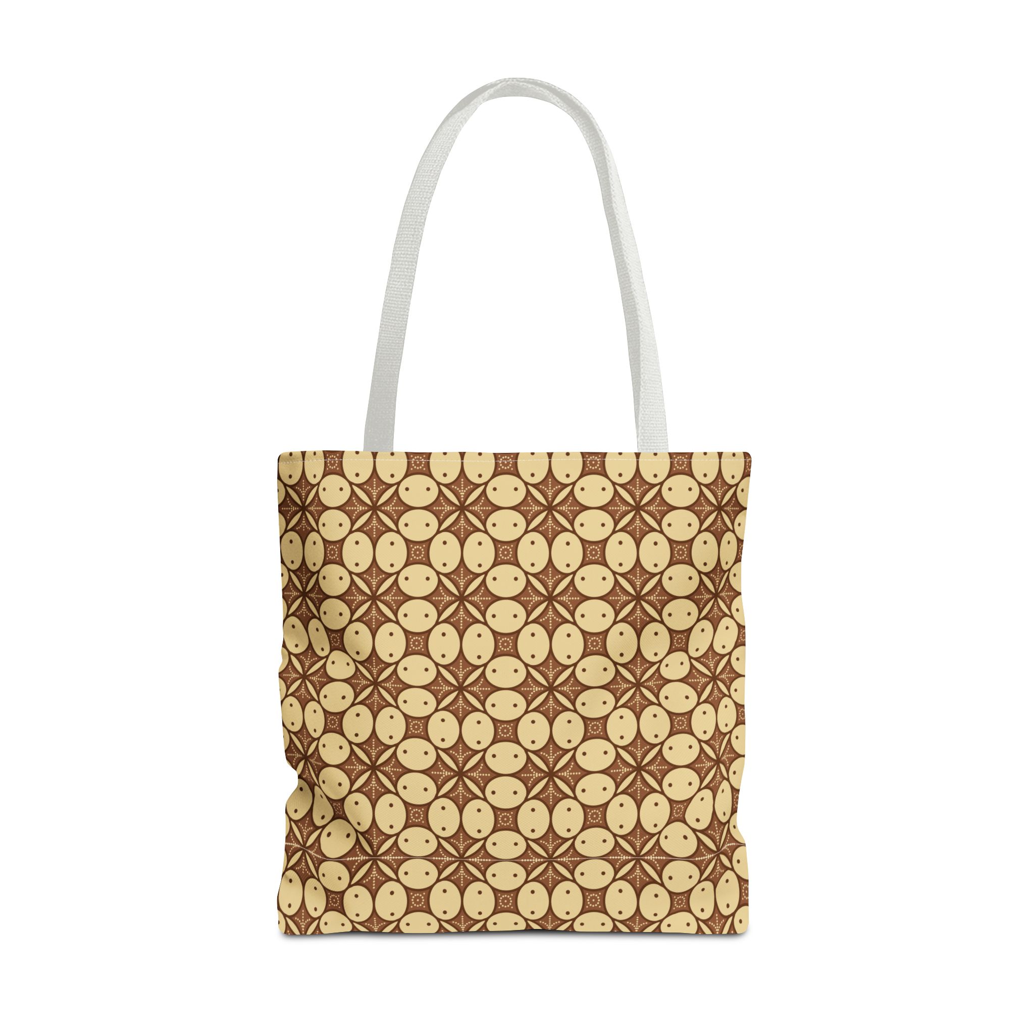Retro Smiley Face Pattern Tote Bag - Image 41